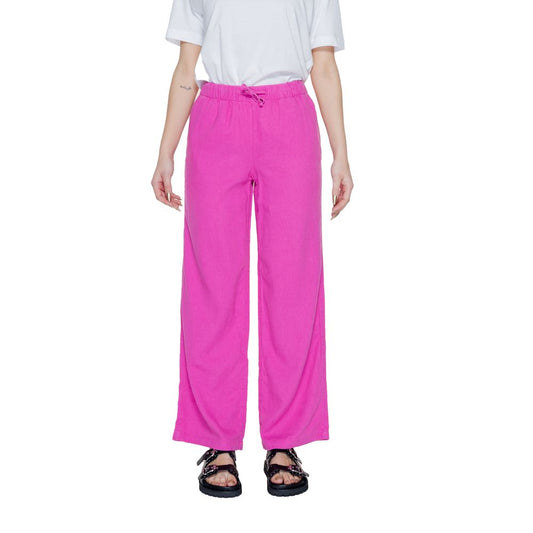 Only Pink Linen Pant