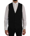 Dolce & Gabbana Black STAFF Cotton Vest