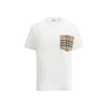 Burberry White Cotton T-Shirt