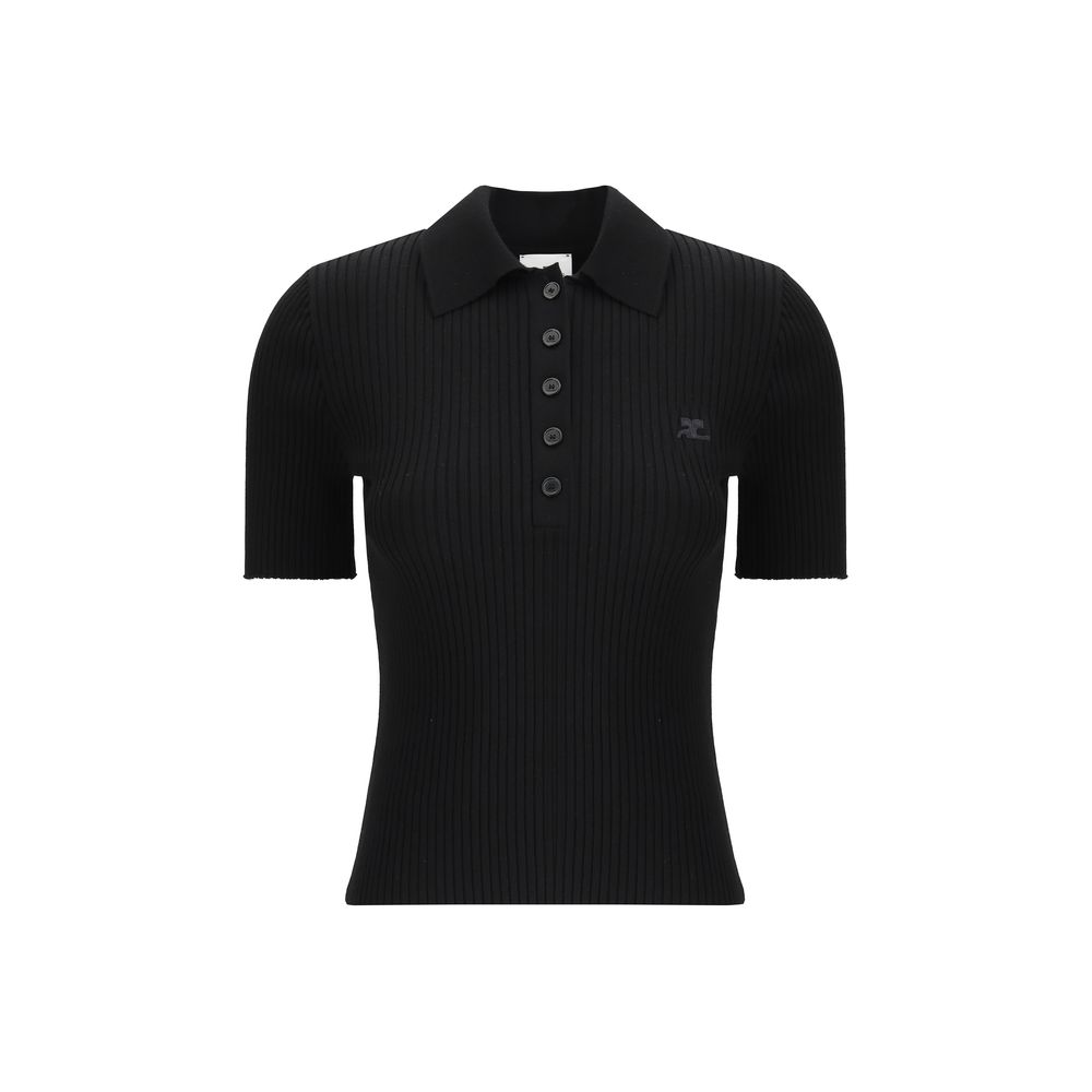 Tricou polo Courrèges