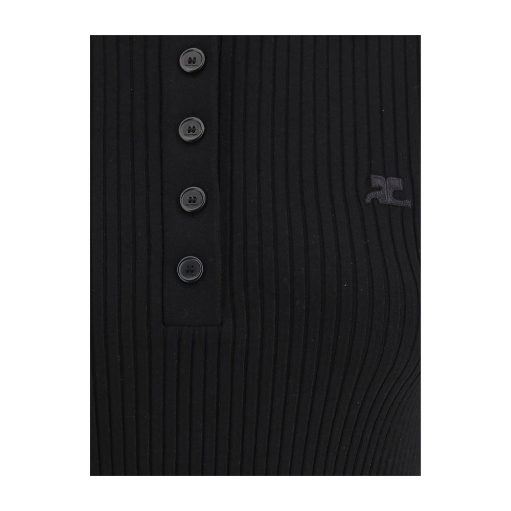 Tricou polo Courrèges