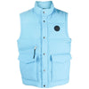 Woolrich Blue Polyester Men Vest