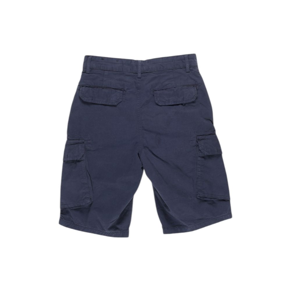 Lyle & Scott Bermuda albastră din bumbac