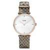 Cluse Beige Leather Dress Watch