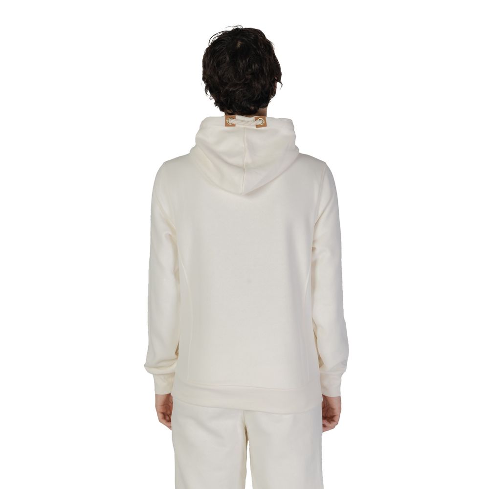 Hanorac cu glugă din bumbac crem Hydra Clothing