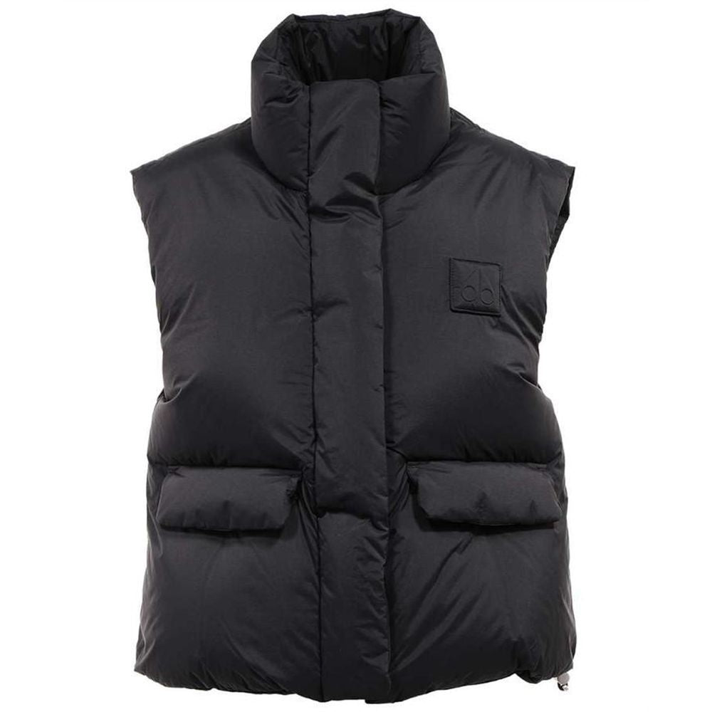 Vestă Moose Knuckles din nailon negru pentru femei