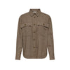 Jacqueline De Yong Beige Recycled Cotton Shirt