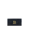 Balmain Black Calf Leather Bos Taurus Wallet