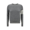 Thom Browne Gray Fleece Wool Sweatshirt