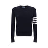 Thom Browne Blue Fleece Wool Sweatshirt