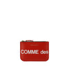 Comme Des Garçons Red Calf Leather Bos Taurus Wallet