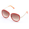 Lancaster Red Metal Sunglasses