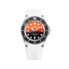 Bobroff White Rubber Sport Watch