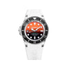 Bobroff White Rubber Sport Watch