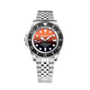 Bobroff Silver Stainless Steel Dress Watch