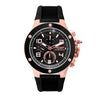 Bobroff Black Rubber Dress Watch