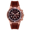 Bobroff Brown Rubber Dress Watch
