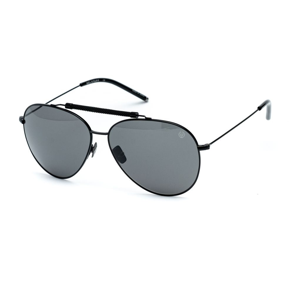 Ochelari de soare Belstaff negri din titan