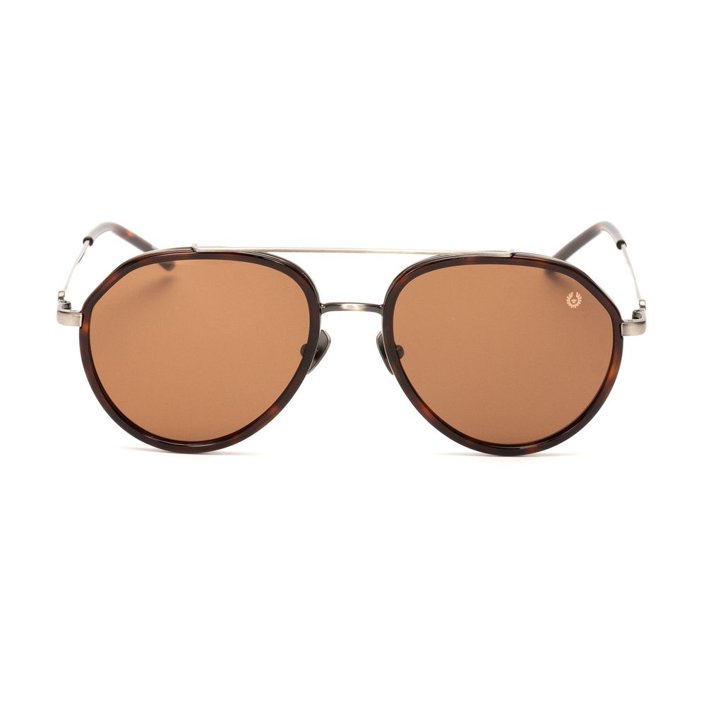 Ochelari de soare Belstaff maro din titan