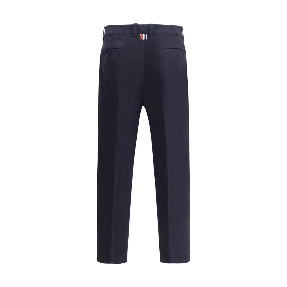 Pantaloni din bumbac Thom Browne