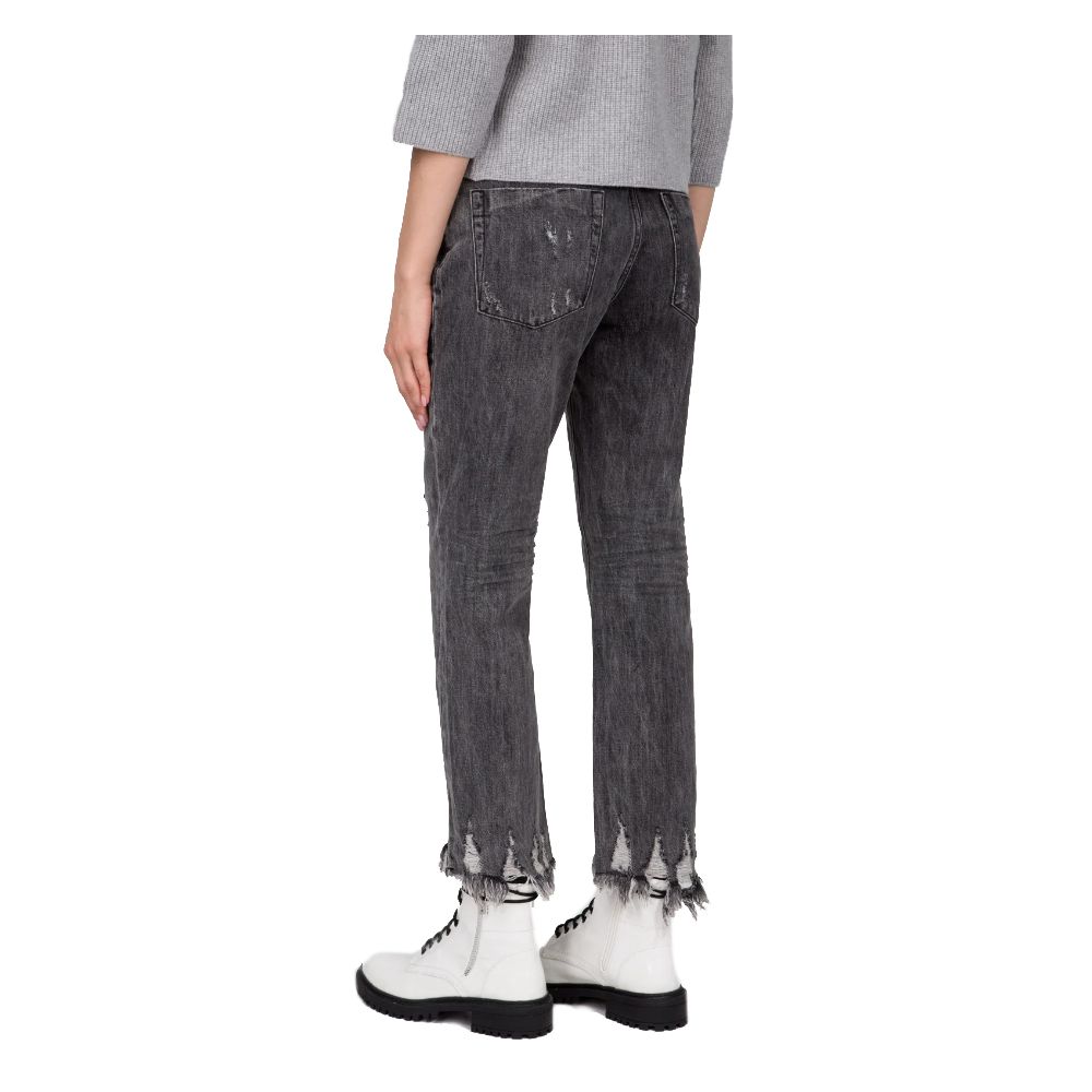 One Teaspoon Dark Gray Cotton Women's Jean