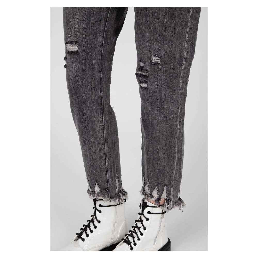 One Teaspoon Dark Gray Cotton Women's Jean