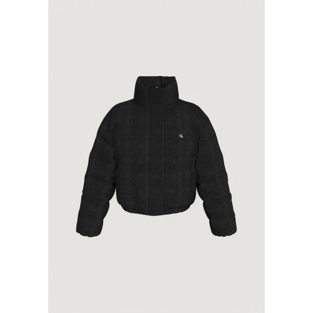 Calvin Klein Jeans Black Polyester Jackets & Coat