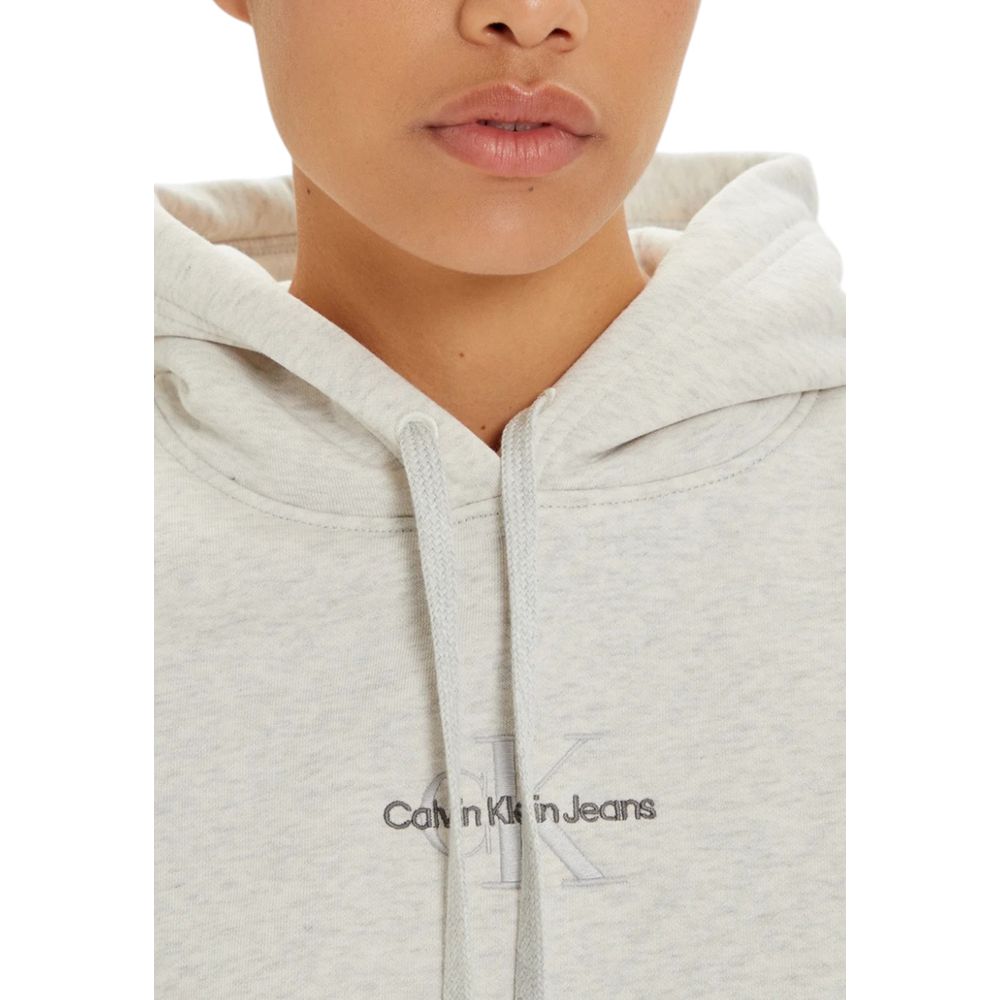 Calvin Klein Jeans Gray Cotton Sweater
