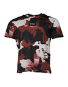 Tricou Dolce & Gabbana cu guler rotund și imprimeu camuflaj multicolor