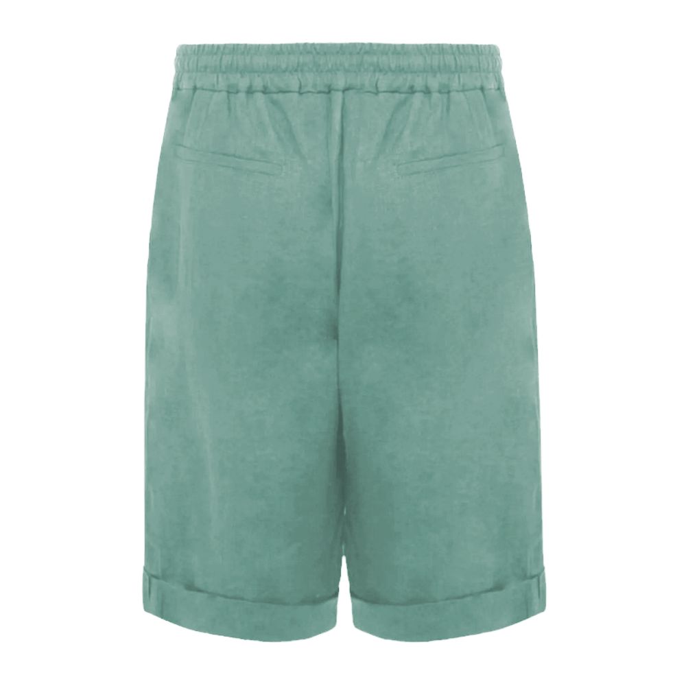 Pantaloni scurți Alpha Studio Green Linen