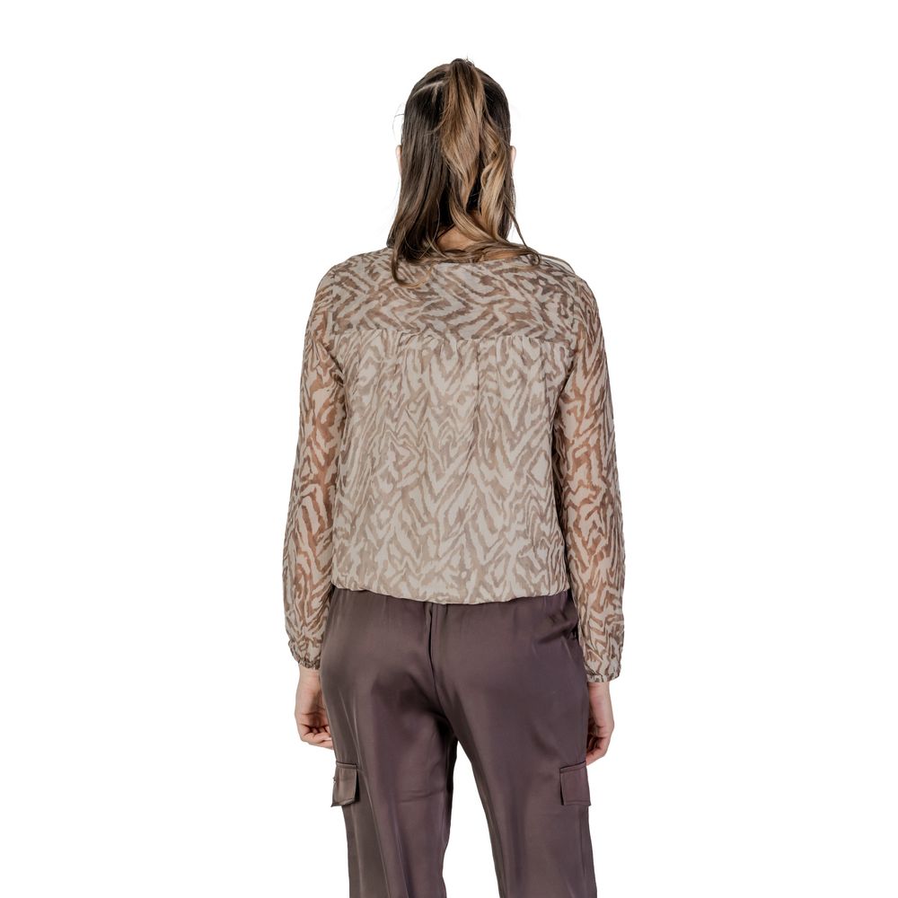 Street One Beige Polyester Shirt