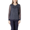 Street One Blue Polyester Shirt