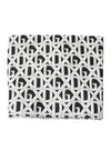 Dolce & Gabbana White Logo Monogram Cotton Bandana Scarf