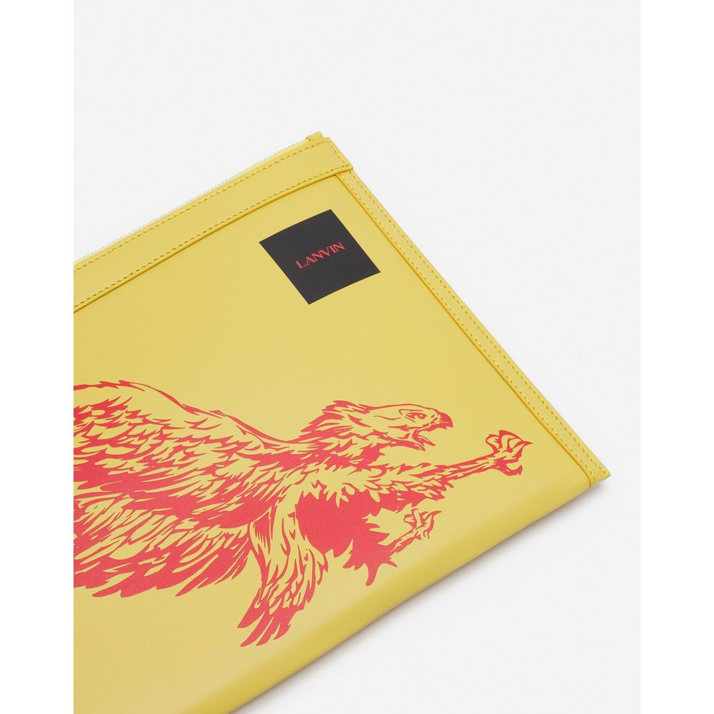 Lanvin "Yellow Leather Men Wallet"