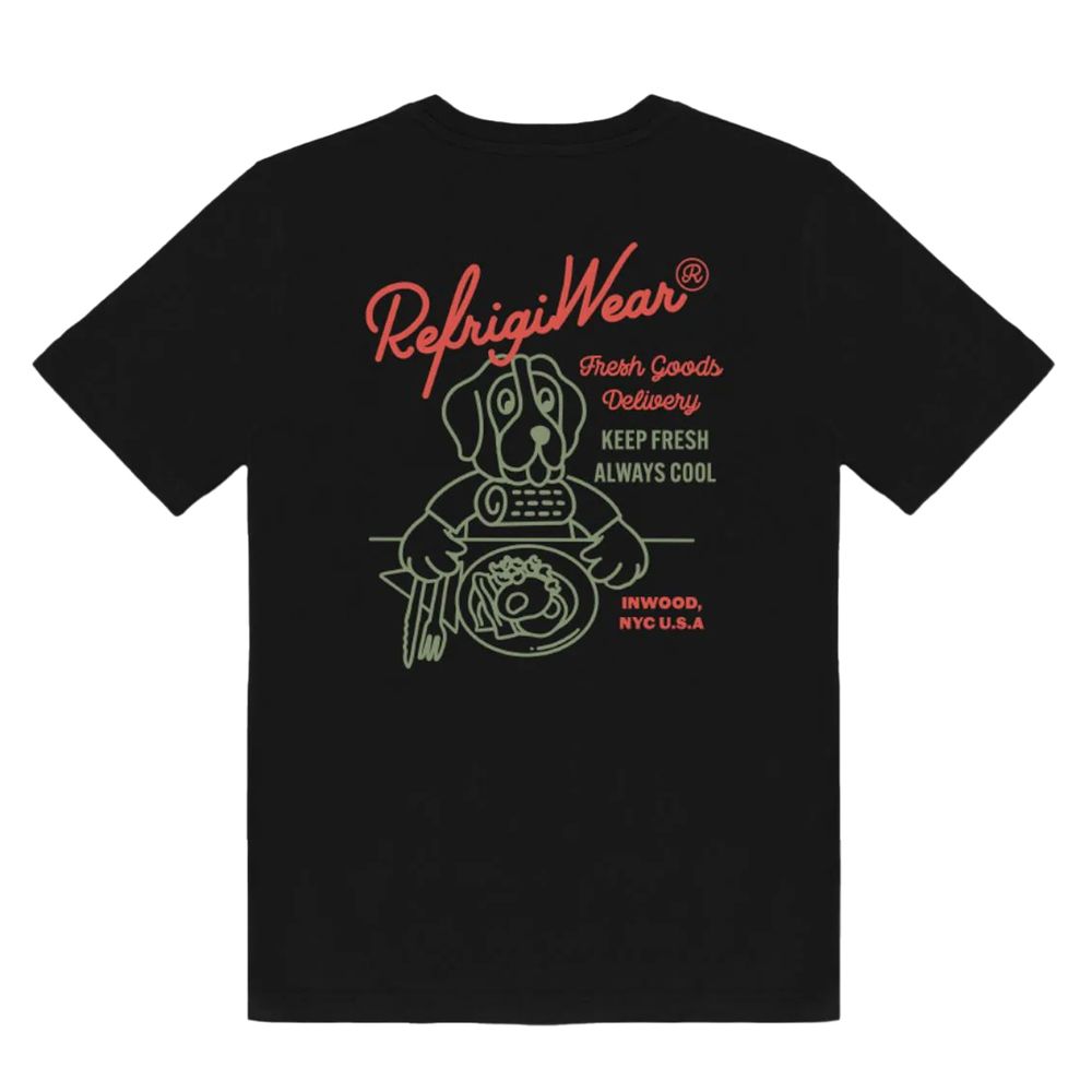 Refrigiwear Black Cotton T-Shirt
