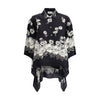 P.A.R.O.S.H. Asymmetric Floral print Shirt