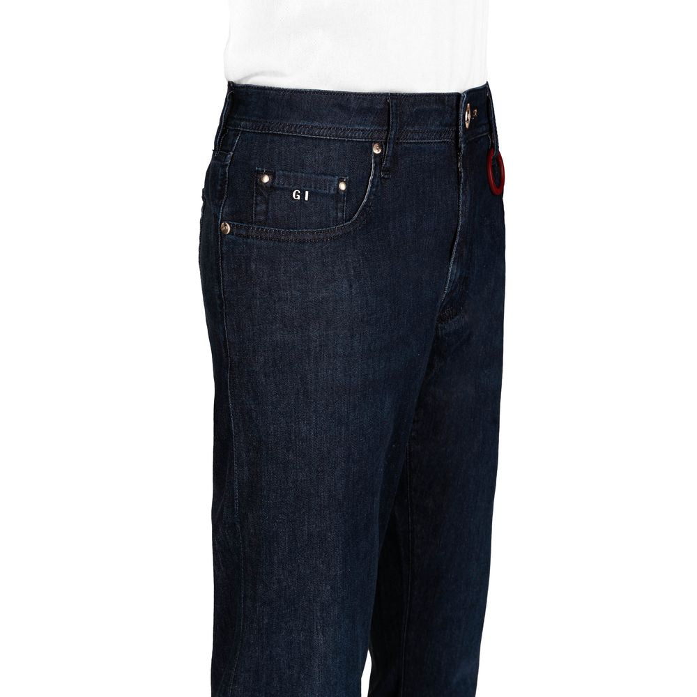Tramarossa Blue Cotton Jeans & Pant