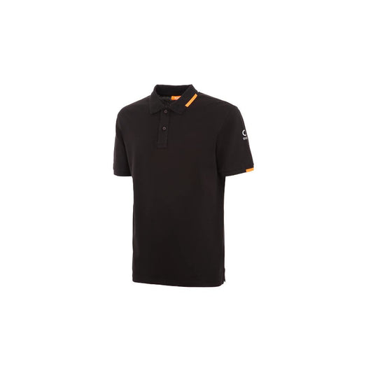 Suns Black Cotton Polo Shirt