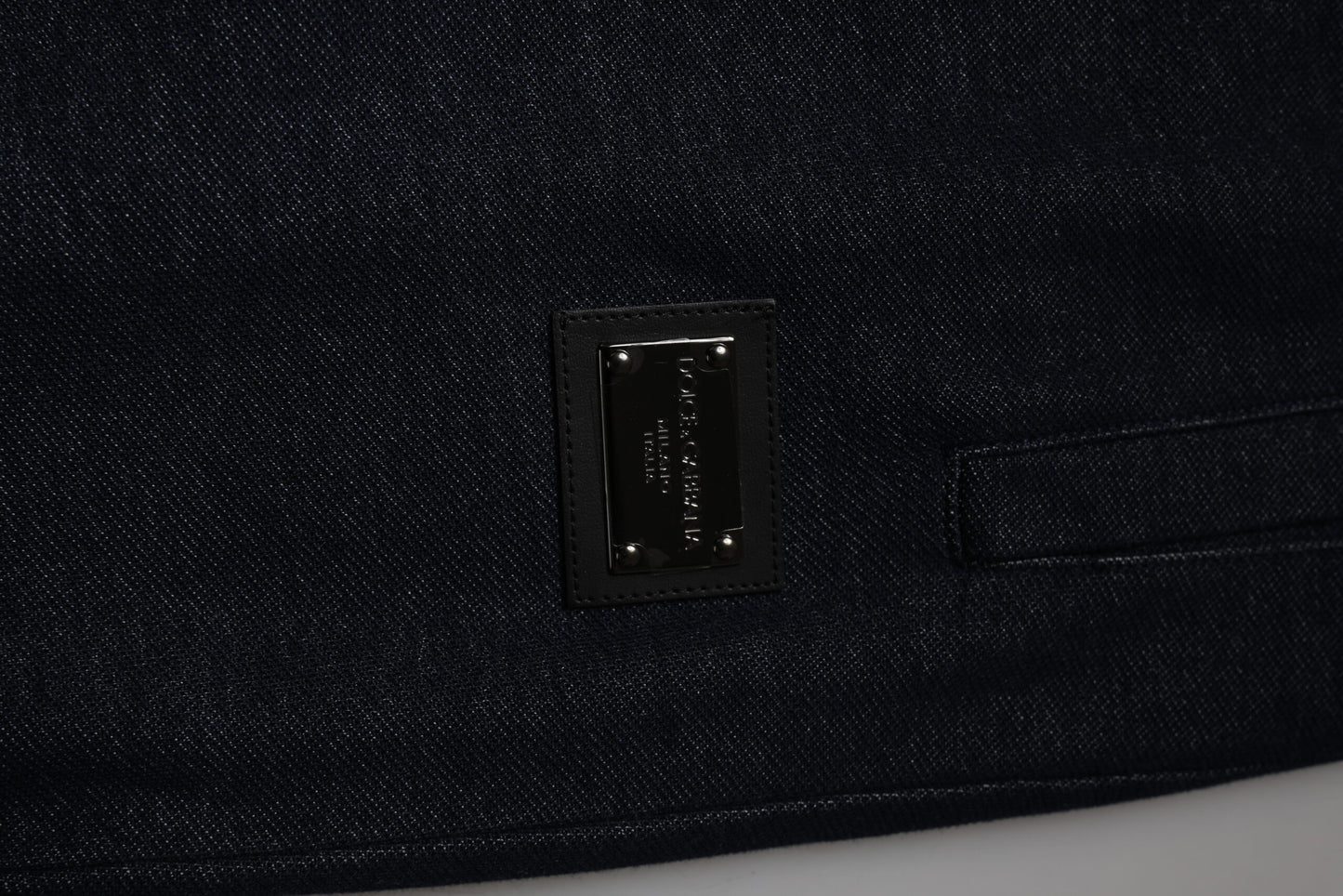 Dolce & Gabbana Pantaloni sport negri jacquard pentru bărbați