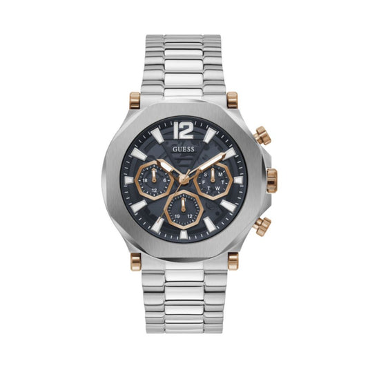 Guess Gray Stainless Steel Dress Watch