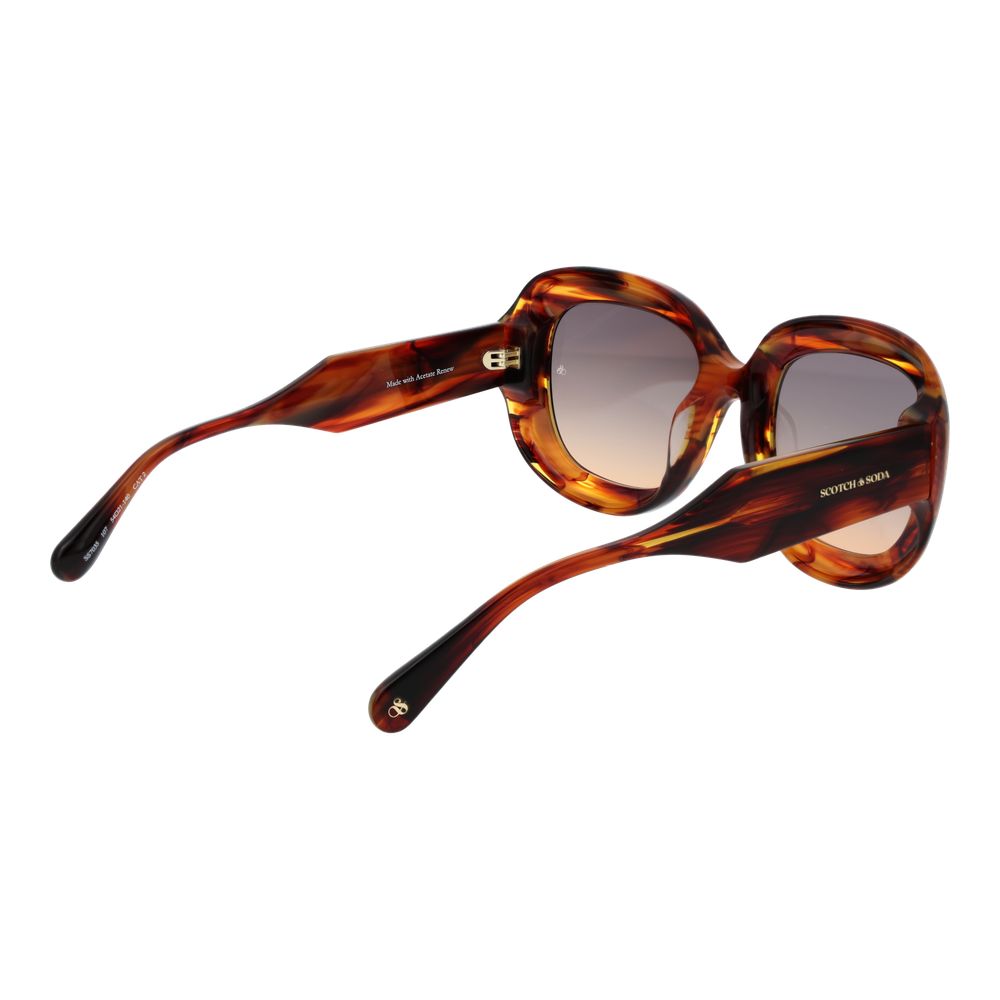 Scotch & Soda brune acetat solbriller