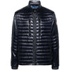 Geacă Moncler albastră din poliamidă pentru bărbați