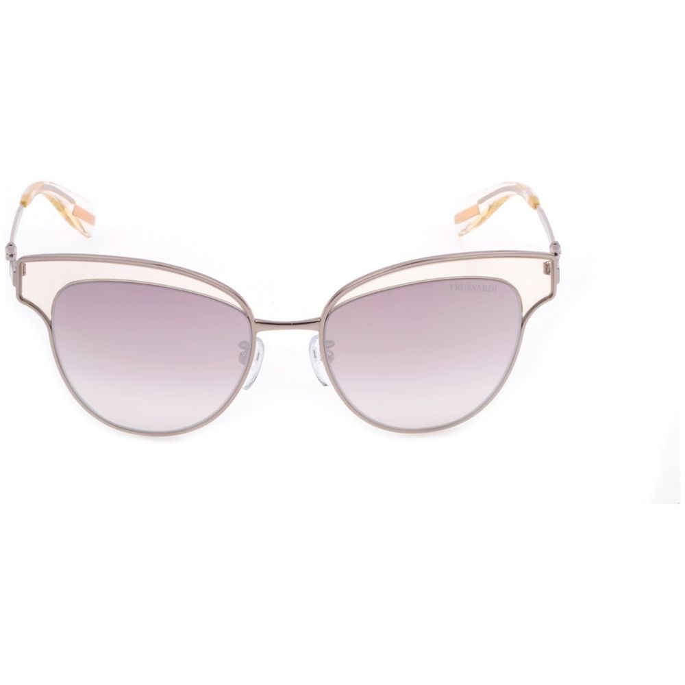 Trussardi Silver Metal Sunglasses