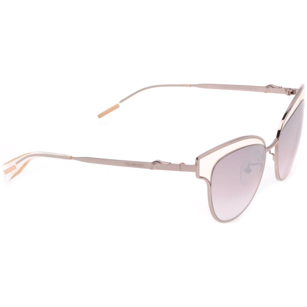 Trussardi Silver Metal Sunglasses