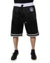 Dolce & Gabbana Black White Men Bermuda Sweatshorts Shorts