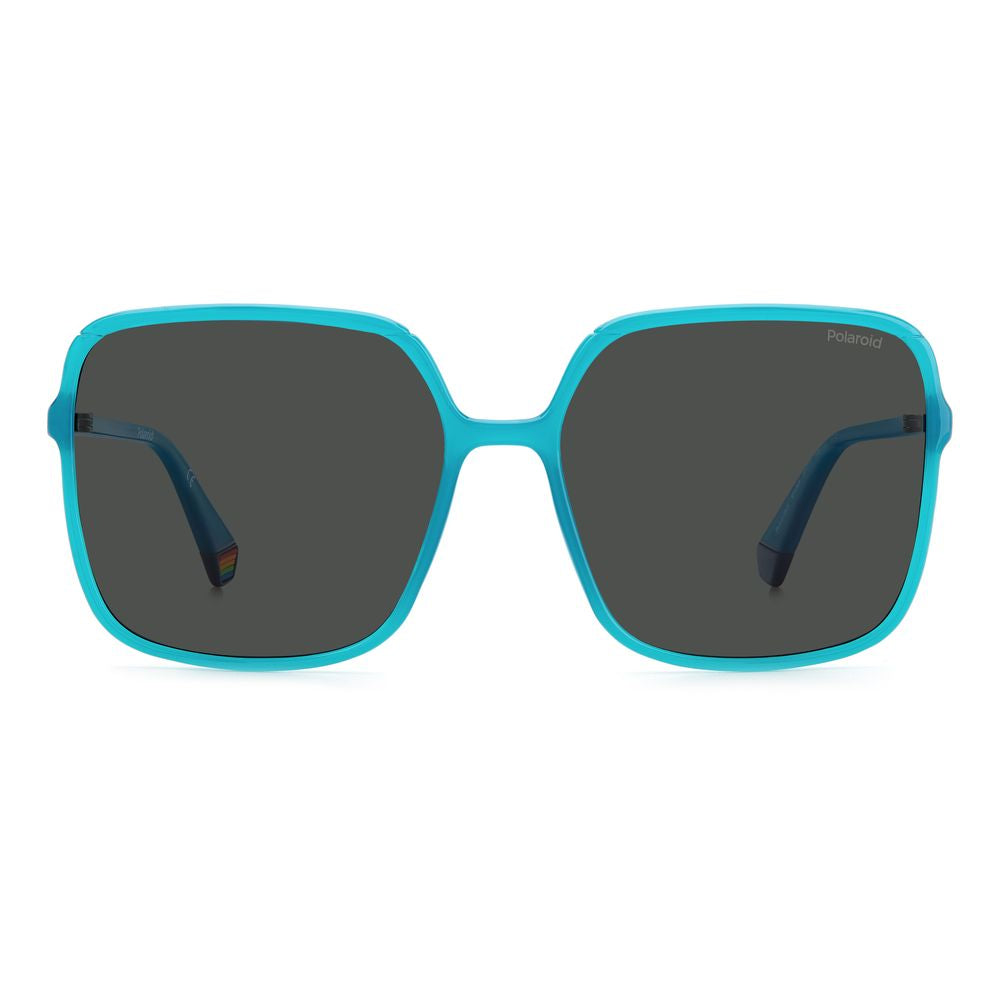 Ochelari de soare Polaroid din plastic albastru