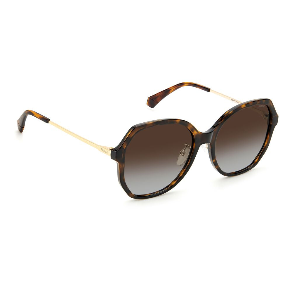 Ochelari de soare Polaroid din plastic maro