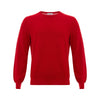Gran Sasso Red Cotton Sweater