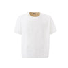 Tricou Emporio Armani alb din bumbac