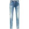 Blugi Dsquared² albaștri din bumbac pentru bărbați, croială slim